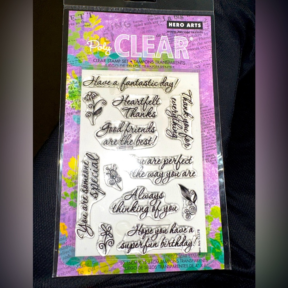 Hero Arts PolyCLEAR Good Friends cl578